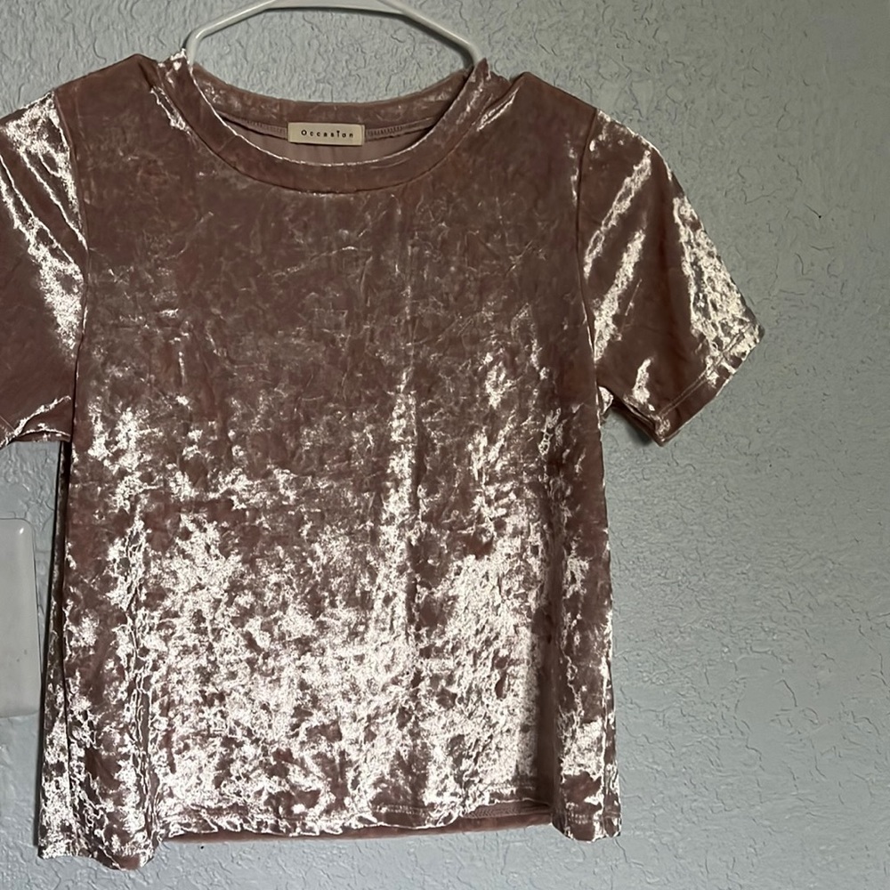 Velour top